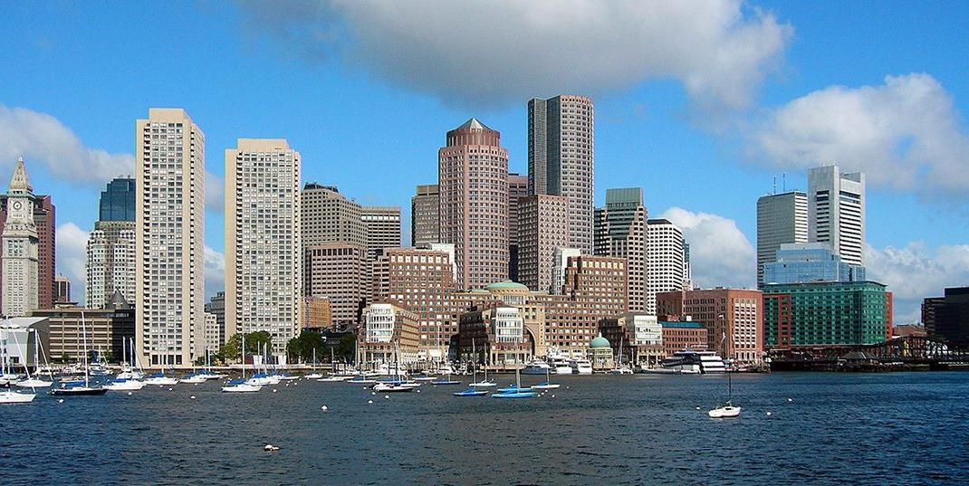 The Boston skyline